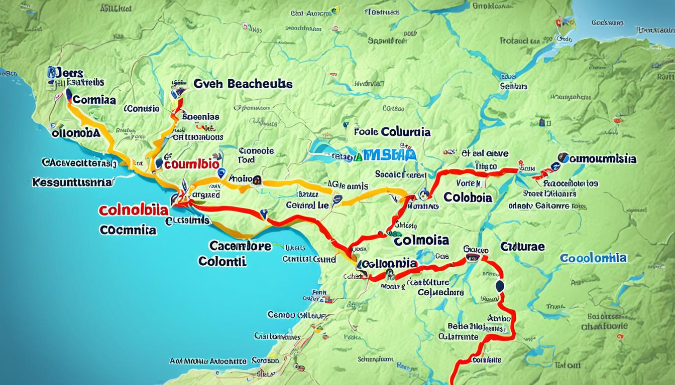 Palabras clave de viajes en Colombia